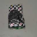 Neoprene Cell Phone Sleeve Pouch Case Bag with Crossbody Strap Lanyard for Women, Flap Closure Secure Cell Phone Bag with Pocket for Cards, Cash. (Checkerboard&Daisy)