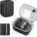 for Polaroid Now 3rd/2nd/Originals Onestep 2 VF/Now I-Type/OneStep+ Instant Camera, Hard Protective Cover Travel Carrying Storage Bag (Black with Album)