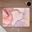 Fancity Compatible with MacBook Pro 14 inch Case 2025-2021 M5 M4 M3 M2 M1 Pro/Max Chip, Protective Plastic Hard Shell Case & Keyboard Cover for New Mac Pro 14.2 inch Laptop, Pink Marble