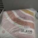 STARUIA Colorful Round Rug for Nursery, 4 Ft Rainbow Washable Rug for Playroom, Boho Kids Rug Non-Slip Soft Bedroom Carpet for Classroom Teepee Princess Castle (Morandi)