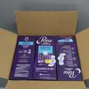 Poise Overnight Ultra Thin Incontinence & Postpartum Pads with Wings for Bladder Leaks, 8 Drop Extra Absorbent, Long Length, 60 Count (3 Packs of 20)