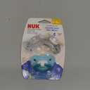 NUK Orthodontic Pacifier Value Pack, Boy&Girl,0-6 Months, 3-Pack (Star) (Glows in The Dark)