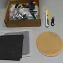 LemonRoad 52 Pcs Trade Card Flattening Kit Sports Card Repair Care Cleaning Tools Include 1 Thermal Pen 2 Clear 6'' Acrylic Sheets 8 Plastic Clamps 5 Pads 1 Bone Folder 10 PC Sheets 25 Heat Paper