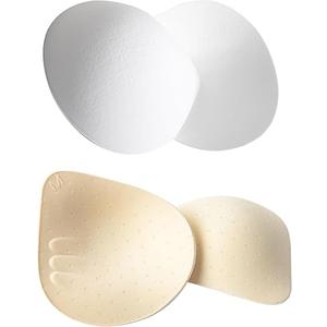 Bra Pads Inserts 2 Pairs Removable Pads Soft Push Up Insert Enhancers Push Up Bra Cups Padding for Seamless Bras, XL