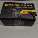 20 Pack Mouse Traps Indoor for Home,Mice Traps for House,Reusable Mouse Trap That Work,Small Mice Catchers for Home Indoor, Quick Set Mousetraps Effective