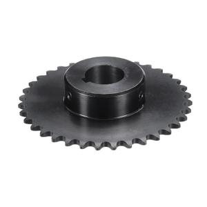 uxcell #35 Chain Roller Sprocket B Type, 1" Bore 36 Tooth Single Strand Chain Sprocket, Carbon Steel, Keyway with Set Screws