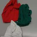 baotongle 3pcs Baby Girls Headbands Soft Stretchy Nylon Hair Bands Hair Accessories with Bows for Newborn Baby Girls Infant Toddlers Kids(Red,Green,White, 5.7inches) (1 Count (Pack of 1))