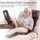 Full Body Massage Mat with Heat, Shiatsu Neck Massage Pillow 10 Vibrating