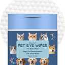 Danliss Dog Eye Wipes Gently Remove Tear Stain, Debris and Discharge. Pet Eyes Cleaner Wipes for Dogs & Cats, Remove Crust, Mucus. Soft Pet Tear Wipes, Hypoallergenic with Aloe & Chamomile 80 Pcs BBD:06-09-28