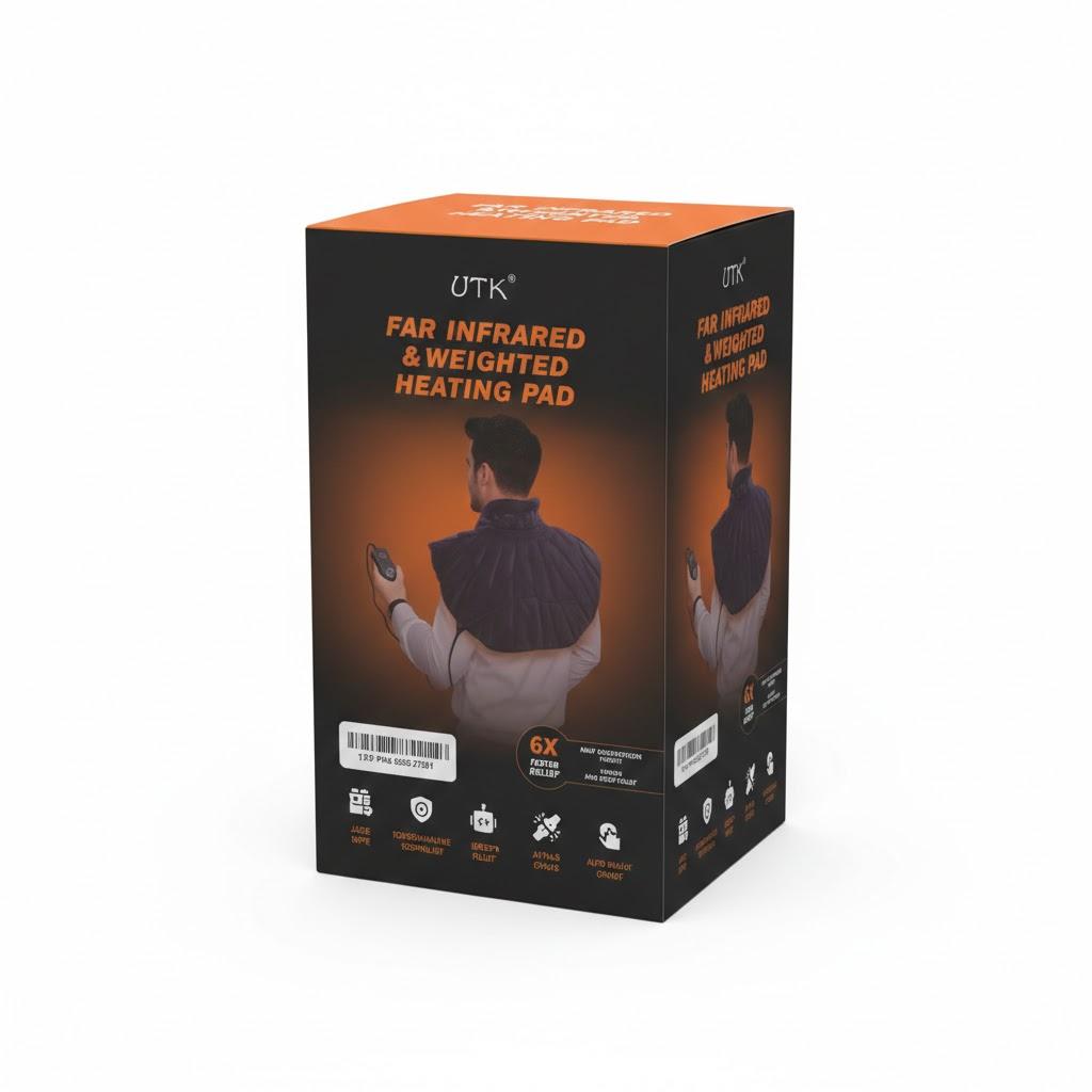 Far infrared & weighted heating pad