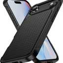 Compatible for iPhone 17 Air Case 2025 6.5" Slim Matte TPU + PC Protective Shockproof Anti-Scratch Plastic Hard Cover Millitary-Grade for iPhone Air Phone Case Black