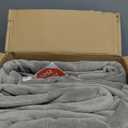 BLACK+DECKER Heated Blanket Electric King, Micro Plush Electric Blanket, Heating Blanket with 10 Heating Levels, 10H Timer, Auto Shutoff, Dual Zone Heating, Fast Heating (90x100 inches, Grey)