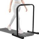 Handle Bar for Walking Pad Compatible with Walking Pad 24.8'' Wide,Iron Hand Rails Stand Four Adjustable Heights 31.4 to 37.4 Inch,Stable Home Office & Gym Safety Handrail