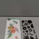 Sizzix Layered Clear Stamps Set Painted Florals, One Size, Multicolor