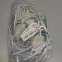 QWORK E26/ E27 Plug-in Lamp Holder with On/Off Switch | E26 Screw Light Bulb Socket | 15ft Extension Cord | All-Copper Inner Ring | 60W Max | 2-Pack