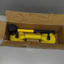 Floor Gap Fixer Tool for Laminate Floor Gap Repair Plank Grabber Includes Heavy Duty Aluminum Suction Cup and Fiberglass Handle Rubber Mallet (Can't Use on Scraped Surface Floor) (Yellow)