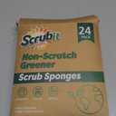 SCRUBIT 24 Pack Natural Sponges - Biodegradable Compostable Cellulose and Coconut Natural Sponges for Dishes, Eco Friendly Non Toxic Kitchen Sponge