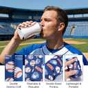 12 Pcs Baseball Party Favors Can Cooler Sleeves Collapsible Insulated Neoprene Drink Bottle Holder for Baseball Lovers Birthday Themed Party Decorations Supplies