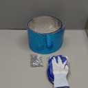 Diamond Plate Aluminum Sheet 0.045" 3003-H22 with Gloves/Rivets for RV Floor Repair, Truck Bed Liner, Garage, Boat Dock, Commercial Kitchen Use by DIY Owners & Professional Contractors 6x120in. (Natural Silver)