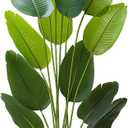 VEVOR Artificial Bird of Paradise 6 ft Tall, Fake Tropical Plants with with 13 Trunks & White Pot, Faux Floor Silk Tree, Large Trees for Home Office Living Room Decor House Warming, Indoor Outdoor