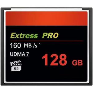 128GB UDMA Speed Up to 160MB/s,Original CF Card Camera Memory Card