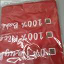 2 x NLUS Christmas Aprons for Women Men with 3 Pockets, Adjustable Baking Aprons for Kitchen Cooking, Funny Christmas Gifts for Bakers, Red