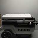 Igloo Trailmate Journey 70Qt Wheeled Cooler, Insulated Hard Shell Ice Chest (Bone)