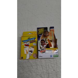 Set of 2: Shotgun! Jr. Family Card Game by What Do You Meme? + Star Wars: Young Jedi Adventures Kai Brightstar Action Figure, 4-Inch Scale Toys, Preschool Toys for 3 Year Old Boys & Girls