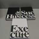 TwoDays Motivational Office Decor: Modern Decorative Books (Set of 3), 6.7 x 9.8 x 1.4 inches