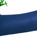 Body Cooling Pillow Cases Cover, Bamboo Rayon Pillowcases with Zipper Closure, Cool & Breathable Pillow Case for Hot Sleepers and Night Sweats, 20x54 inches, Deep Blue
