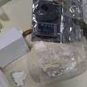 Homes: Inside + Out Naomi Modern Decorative Accent LED Console Table with W-Shaped Legs and Remote, Wood Entryway Furniture for Living Room, Hallway, Entrance, Small Spaces, Black