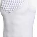 COOLOMG Adult Baseball Chest Protector Mens Padded Shirt Heart Guard Sternum Protection for Football Lacrosse Softball