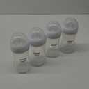Philips Avent Natural Baby Bottles with Natural Response Nipples (Medium Flow, Flow 3), 9oz, 4-Pack, SCY903/04 (Clear)