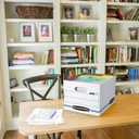 Bankers Box 12 Pack Standard Duty File Storage Boxes, Standard Assembly, Removable Lid, Letter/Legal (0071301)