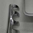 Luxo Shower Mirror, Shower Mirror fogless for Shaving with a Removable Razor Holder - Shaving Mirror for Shower with a Powerful Suction Cup - Shatterproof fogless Mirror for Shower