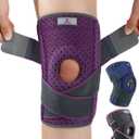 ABYON Knee Brace for Women/Men Meniscus Tear, ACL, Arthritis.Knee Support with Dual Side Stabilizers & Crossed Compression Straps Maximum Support for Knee Pain Relief and Fast Recovery - Please Check Sizing Video Before Buying, Small/Medium (Pack of 1)