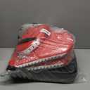 Poen 7 in 1 Taekwondo Kick Pad Boxing Training Equipment Punching Mitts Martial Arts Wrist Band Adjustable Soft Pads Set for Karate Muay Thai MMA Training (Red)