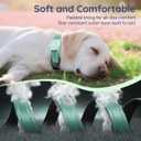 Airtag Dog Collar, Reflective Ultra-Durable Nylon Padded with QR Code Buckle & IP68 Waterproof Air Tag Holder Compatible for Apple AirTag, Comfortable for Small Dogs(Green,S)