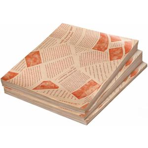 Sandwich Wrapping Paper Sheets: 100Pack Newspaper Parchment Paper - Deli Sandwich Wrap Paper for Kitchen, Outdoor Picnic, Burgers and Sandwich Wrap15x11 Inches (Assorted 2), Medium