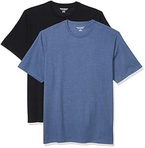 Amazon Essentials Men's Regular-Fit Short-Sleeve Crewneck T-Shirt, Pack of 2 , XXL