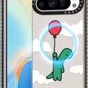 Toycamp for Google Pixel 9 Pro XL Case - Compatible with MagSafe Women Girls Cute Phone Cover Magnetic with Shockproof Protective Girly Pretty Designer for Google 9 Pro XL, Balloons