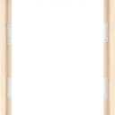 MCS Canvas Float Frames 16x20 Frame, Natural Woodgrain for Finished Canvases, Vertical & Horizontal Wall Hanging Large with Adhesive for Canvas Paintings (1-Pack)