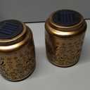 Brizled Hummingbird Solar Lanterns, 2 Pack Outdoor Lanterns Christmas Birthday Gift for Women Mom Grandma, Hummingbird Hanging Garden Lantern, Waterproof Solar Lights for Table Garden Patio Path Porch