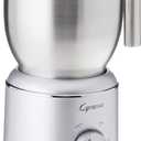 Capresso Froth Select Automatic Milk Frother and Hot Chocolate Maker, Stainless Steel 209.05, Silver, 20 Ounce