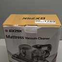 Mattress Vacuum Cleaner, 16kPa Bed Vacuum Cleaner with 253.7nm UV-C Light, Ultrasonic & 140 Heating, Dual Cup & Widen Suction Port Handheld Vacuums for Bed, Sofa, Couch, Crib (500W, Corded) (Silver)