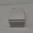 QILIPSU Waterproof Junction Box Outdoor Electrical Enclosure IP67 Plastic Weatherproof Project Box with Mounting Plate, Wall Brackets, Hinged Grey Cover 11.2"x7.7"x5.1"