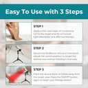 Norelie RedRevive Cold Laser Therapy Wand with Stand & Conductive Gel for Hands-Free Enhanced Light Therapy Sessions, Portable Red Light Therapy Wand for Relief of Muscle, Joints and Body Pain