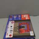 Basketball Hoop Indoor, Mini Basketball Hoop LED with 3 Balls and Scoreboard, Over The Door Basketball Hoop, Basketball Kids Toys Gifts for 3 4 5 6 7 8 9 10 11 12 Year Boys (Red)