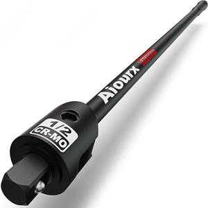 1/2" Drive 32 Inch Breaker Bar, Heavy Duty Head, Premium Chromium-Molybdenum Steel, Laser Etched Marking, for Grip and Break Loose Tight Bolts, Nuts