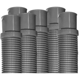 Puri Tech Heavy Duty Above Ground Pool Filter Hose, 1.5 Inch x 6 foot - 6 pack, Connects Skimmer to Pump on Concrete Pools or Filter to Return on Above Ground Pools